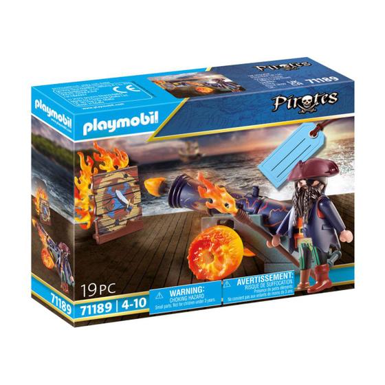 Imagem de Playmobil - Pirata com Canhão - Pirates 71189