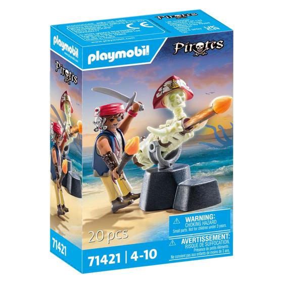 Imagem de Playmobil - pirates - canhão master - 71421