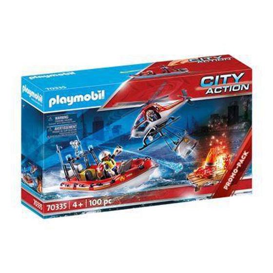 Imagem de Playmobil - Resgate dos Bombeiros - 100 Pecas SUNNY