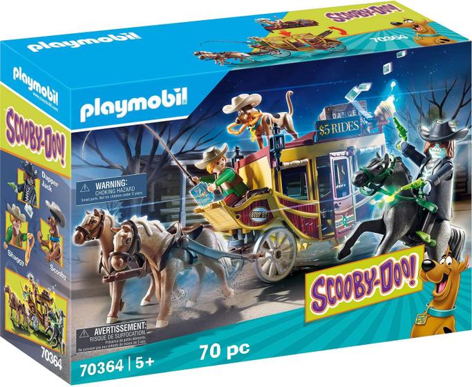 Imagem de Playmobil Scooby-Doo - Aventura no Velho Oeste  Playset 70364