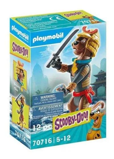 Imagem de Playmobil  Scooby-doo Figura Colecionável Samurai 70716