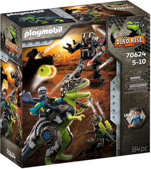 Imagem de Playmobil T-Rex Batalha De Gigantes 84 Peças Sunny - 70624