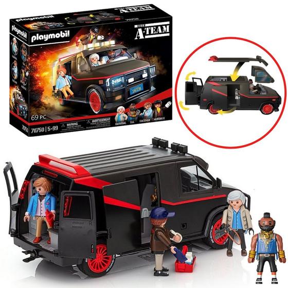 Playmobil The A Team - Van Esquadrão Classe A 69 Peças 70750 Menor preço em Playmobil The A Team - Van Esquadrão Classe A 69 Peças 70750