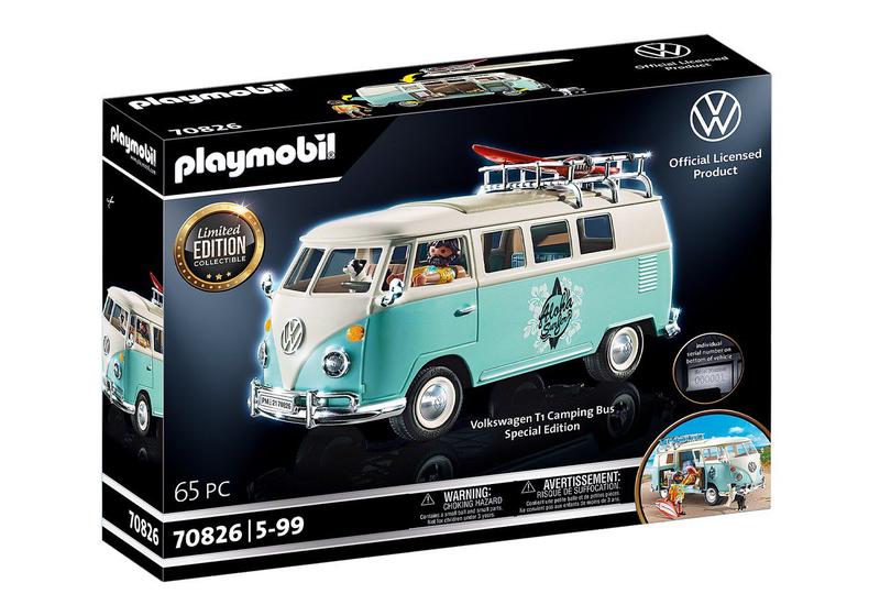 Imagem de Playmobil Volkswagen T1 De Acampamento Edição Especial 70826