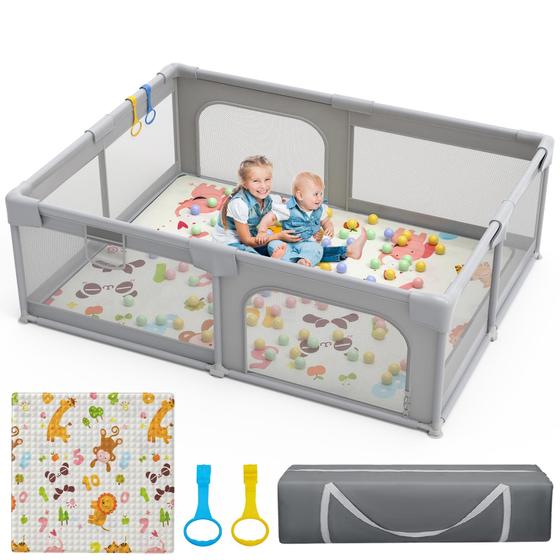 Imagem de Playpen Palopalo Baby 180x150cm - Para Interiores e Exteriores (6-36 meses)