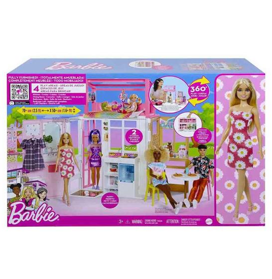 Imagem de Playset Barbie com Boneca - Casa Mobiliada 360 Graus - Mattel