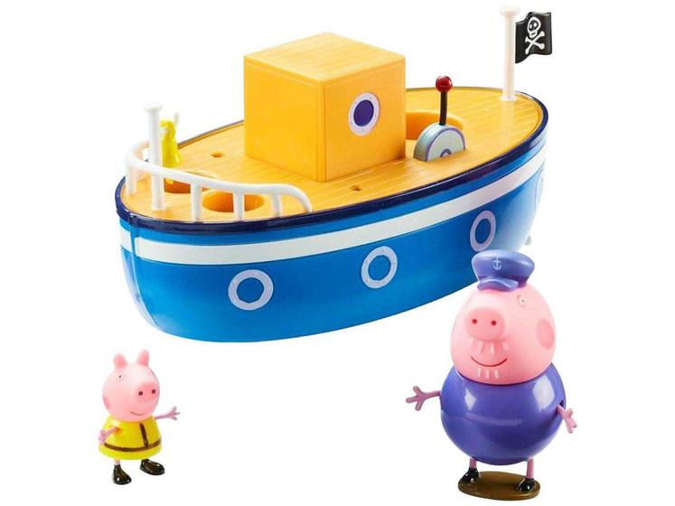 Imagem de Playset Barco do Vovô Pig Peppa Pig - Sunny Brinquedos 3 Peças