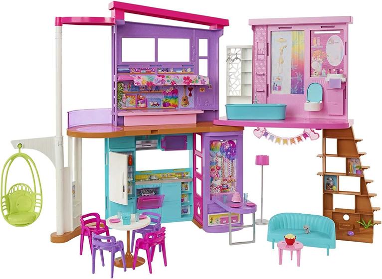 Imagem de Playset Casa De Ferias Da Barbie - Mattel Hcd50