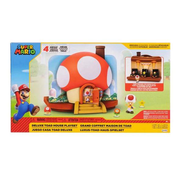 Imagem de Playset Casa Deluxe do Toad Super Mario - Sunny 4209