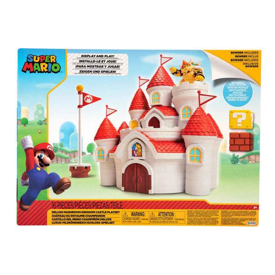 Imagem de Playset Castelo Deluxe do Reino Cogumelo - Super Mario