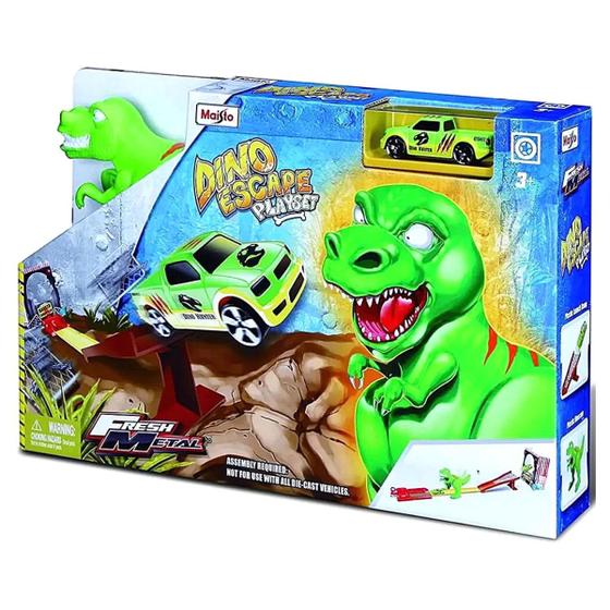 Playset Com Miniatura Dino Escape Maisto Playsets Magazine Luiza