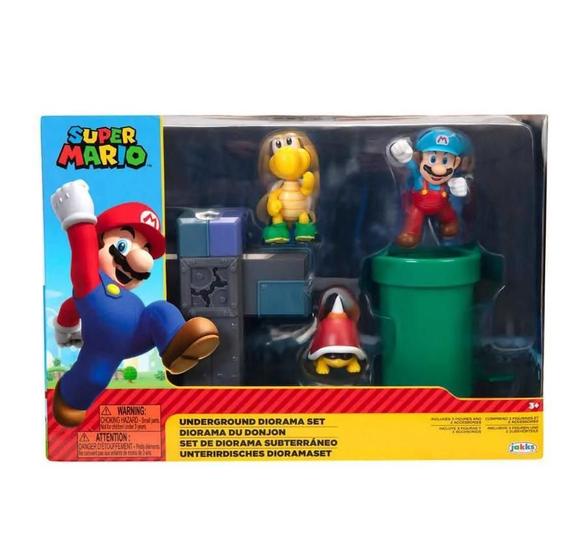 Imagem de Playset Diorama Abaixo Do Solo Super Mario - Sunny 4267