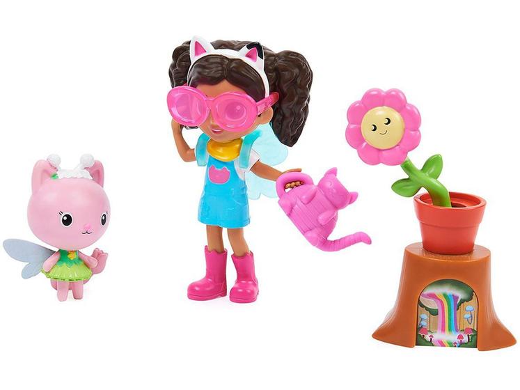 Imagem de Playset Gabbys Dollhouse Jardim Florido - Sunny Brinquedos 6 Peças