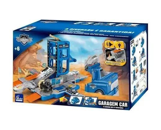 Imagem de Playset Garagem Car 2 em 1 Força Polícia CGR-829 - Fenix