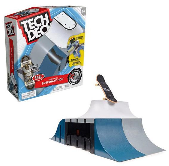 Imagem de Playset Pista Speedway Hop Com Skate de Dedo Real Skateboards - Tech Deck X-Connect - Sunny - 2894