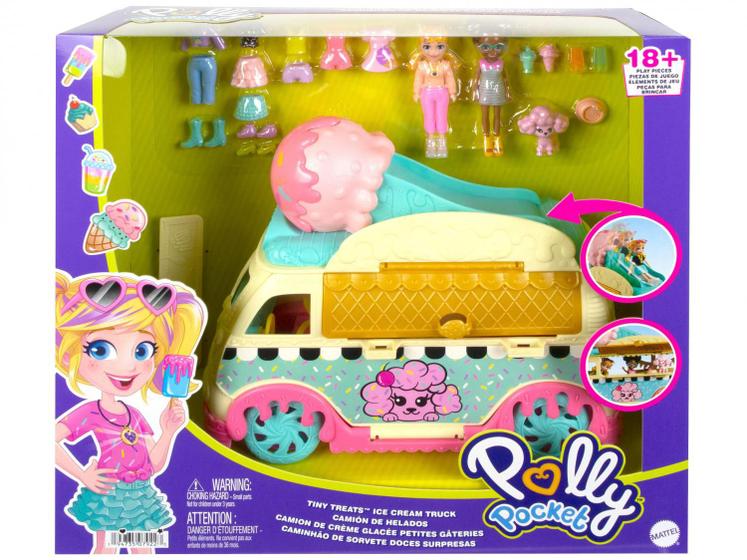 Playset Polly Pocket Caminhão de Sorvetes Menor preço em Playset Polly Pocket Caminhão de Sorvetes