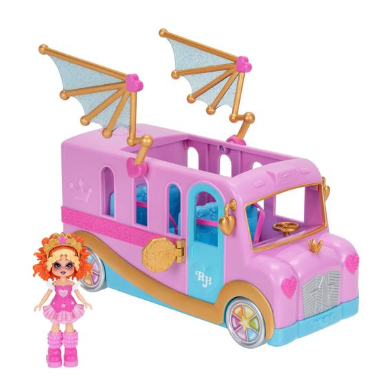 Imagem de Playset Royale High Bus & Glam Closet com boneca exclusiva 5+