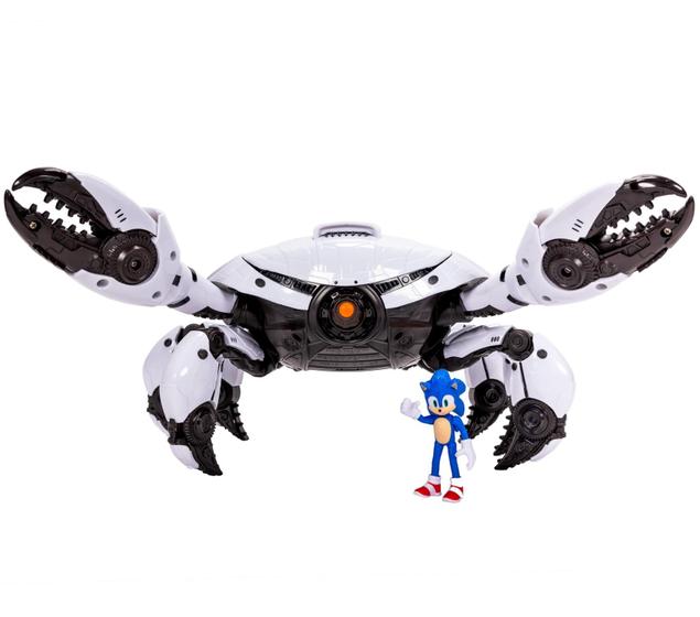 Imagem de Playset Sonic The Hedgehog Sonic 3 Movie Crab Mech com Sonic de 2,5 polegadas