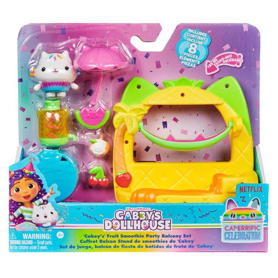 Imagem de Playset Varanda com Cakey Cat - Gabby's Dollhouse