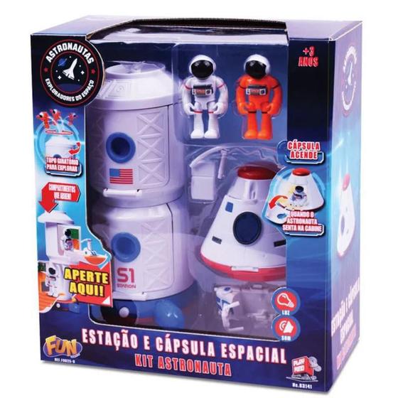 Playset Veículo, Astronauta E Capsula Espacial Fun F0025-8 Menor preço em Playset Veículo, Astronauta E Capsula Espacial Fun F0025-8