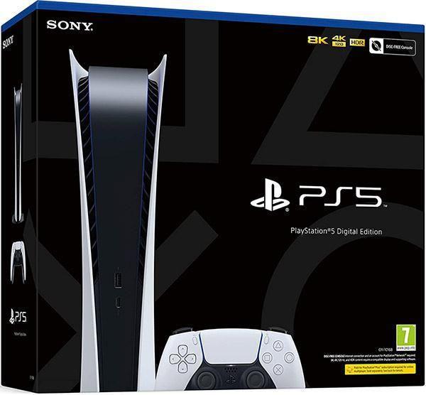 Playstation 5 825Gb 8K Hdr Mídia Digital Menor preço em Playstation 5 825Gb 8K Hdr Mídia Digital