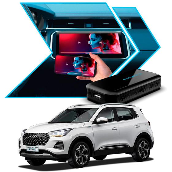 Imagem de PlaytoAir Módulo Carplay Android Espelhamento s/ Fio Wi-fi Bluetooth Multimídia Carros Chery