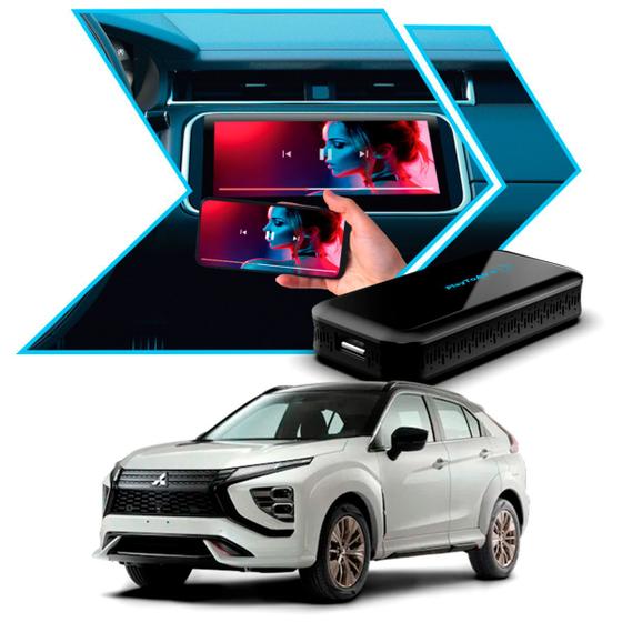 Imagem de PlaytoAir Módulo Carplay Android Espelhamento s/ Fio Wi-fi Bluetooth Multimídia Carros Mitsubishi