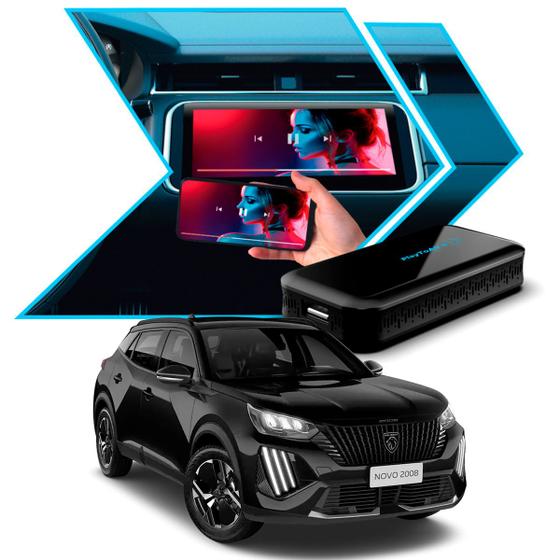 Imagem de PlaytoAir Módulo Carplay Android Espelhamento s/ Fio Wi-fi Bluetooth Multimídia Carros Peugeot