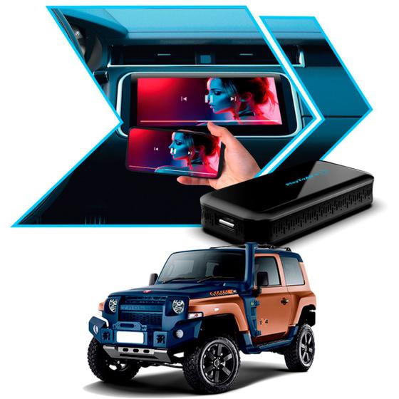 Imagem de PlaytoAir Módulo Carplay Android Espelhamento s/ Fio Wi-fi Bluetooth Multimídia Carros Troller