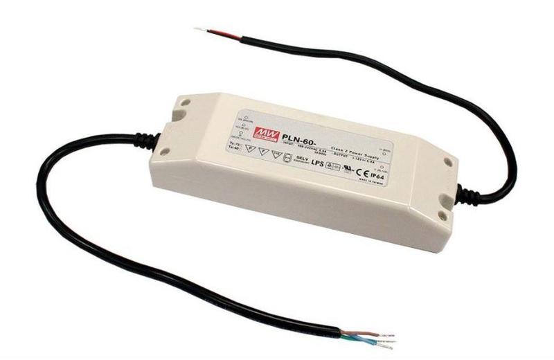 Imagem de PLN-60 - Driver de LED 60 Watts Resistente e Eficiente MeanWell