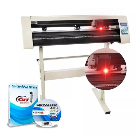 Imagem de Plotter De Recorte 72cm PJK721 Velve + SignMaster Software Laser Contorno