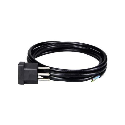 Imagem de Plug 90 Rabicho Cabo Pp Circular 3X1Mm 2 Metros 10A