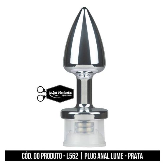 Imagem de Plug anal com led  la pimienta