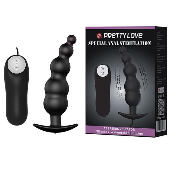 Imagem de Plug Anal com Vibro Escalonado - Stimulation II - Pretty Love