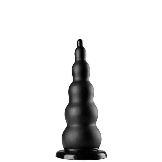 Imagem de Plug Anal Escalonado Com Ventosa Lance'S Cock Preto Cor