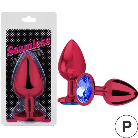 Imagem de Plug Anal Pequeno com Pedra Joia  SEAMLESS BUTT PLUG