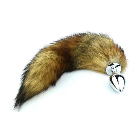 Imagem de Plug anal rabo de raposa pequeno iniciante cauda