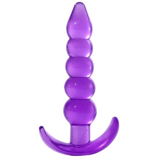 Imagem de Plug Anal Silicone - Esferas escalonadas - Roxo