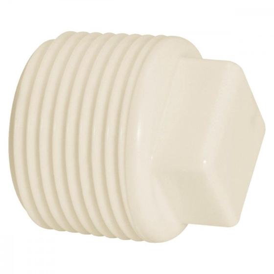 Imagem de Plug Branco Amanco Rosca 3/4'' - Kit C/50 Pecas