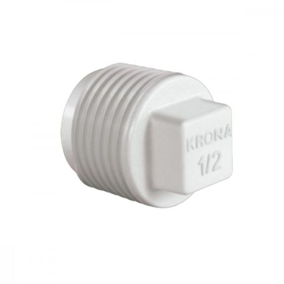 Imagem de Plug Branco Krona Rosca Rosca 3/4'' 294 ./ Kit Com 50