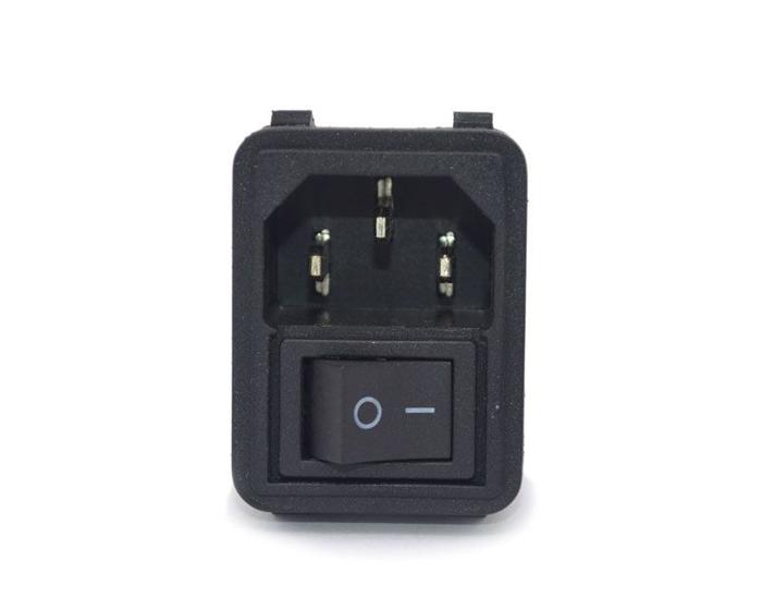 Imagem de Plug com 3 Pinos A/C com Interruptor - JL48049 - Jiali