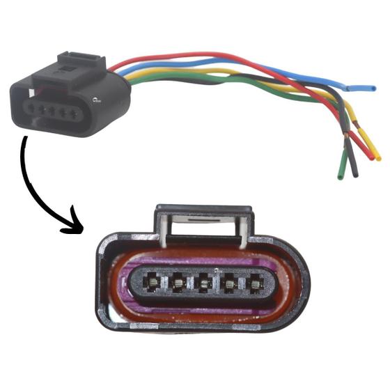 Imagem de Plug Conector Para Medidor Fluxo Ar Maf Audi A4 S4 A6 3.0