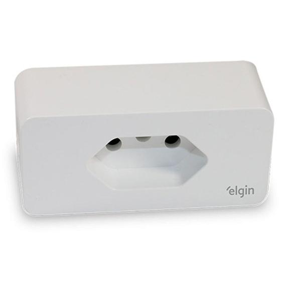 Imagem de Plug de Tomada Smart Elgin, 2500W, 10A, Wifi, Comando de Voz, Bivolt, Branco - 48PLUGWIFI10