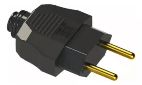 Imagem de  plug macho 180 2p 20a preto - weg