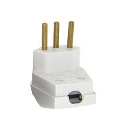 Imagem de Plug macho l 10a branco mec tronic