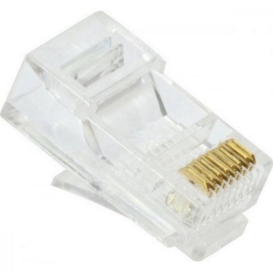 Imagem de Plug Modular Para Computador Dezcomp Rj45 (8X8) - Kit C/20 Pecas