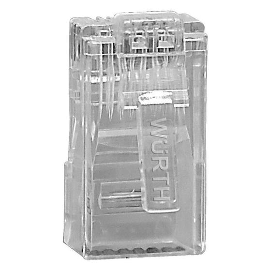 Imagem de Plug Modular Rj45 Cat5 Wurth, Pacote 50 Unidades 0978120001