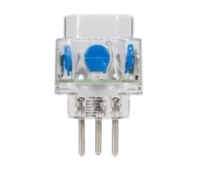 Imagem de Plug Protetor Surto 2P+T 10A Cristal PPS1-4K5 MARGIRIUS