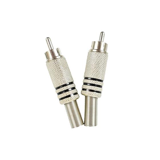 Imagem de Plug RCA EVUS C-073 Metal com Mola Macho