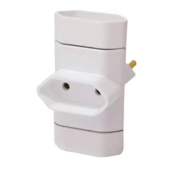 Perlex Plug T 3 Saidas abnt 10a Perlex - Perflex - Plugs e Adaptadores ...